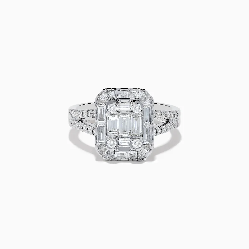 Classique 14K White Gold Diamond Ring