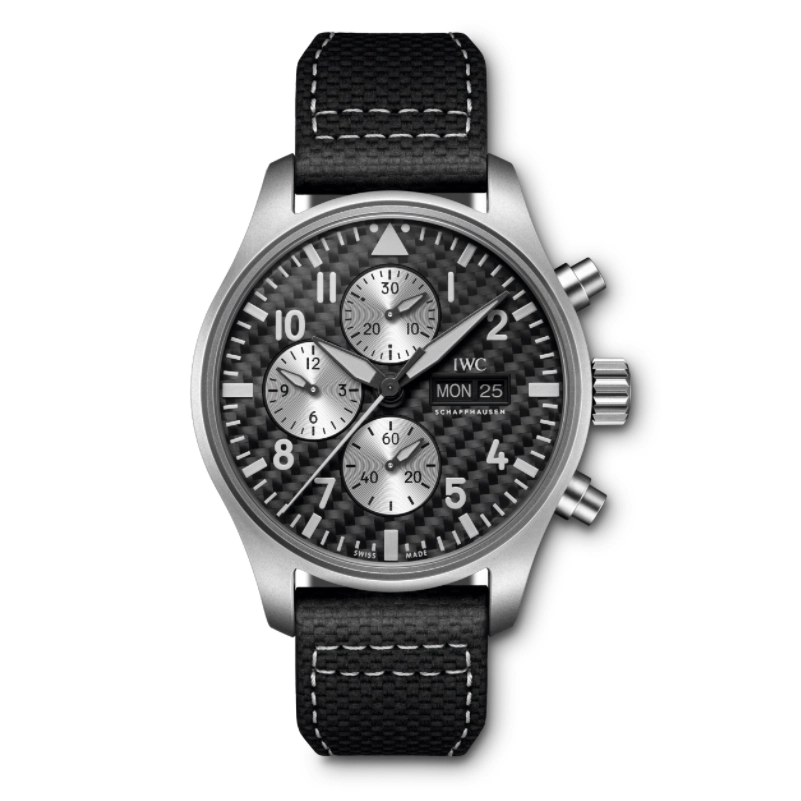 IWC Pilot's Watch Chronograph Edition AMG Titanium Carbon Dial 43mm Automatic