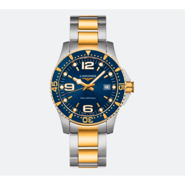 Longines Hydroconquest Two-Tone Blue Dial 41mm Quartz