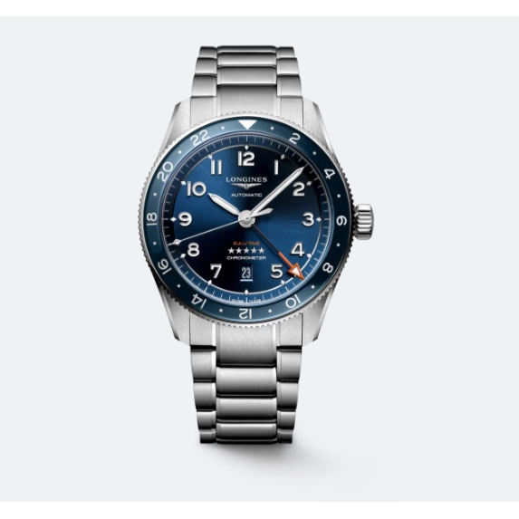 Longines Spirit Zulu Time Blue Dial 42mm Automatic