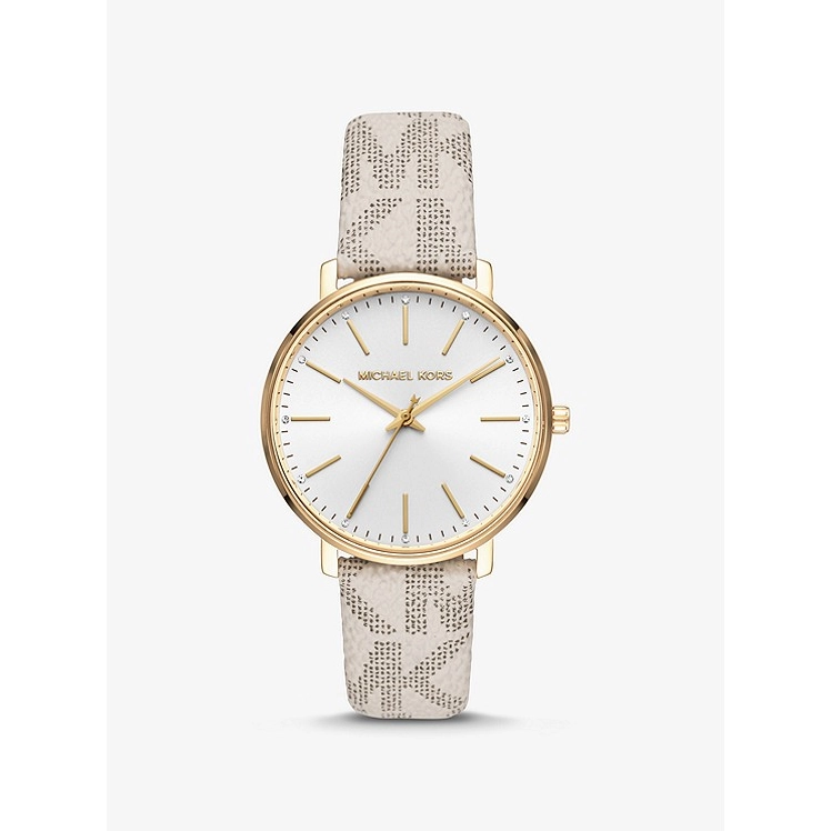 Michael Kors Pyper Logo Gold-Tone Watch 38mm Quartz