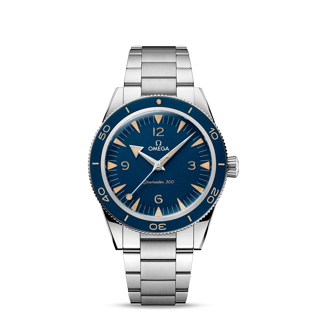 Omega Seamaster 300 Co-Axial Master Chronometer 41mm Blue Dial Automatic