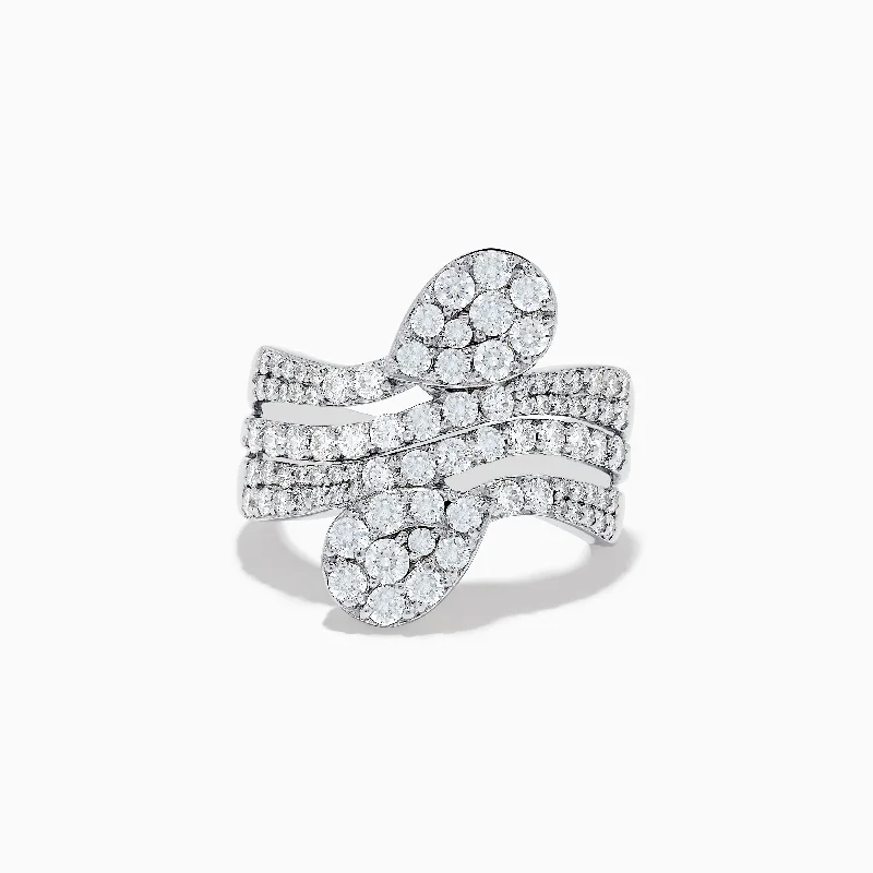 Pave Classica 14K White Gold Diamond Ring