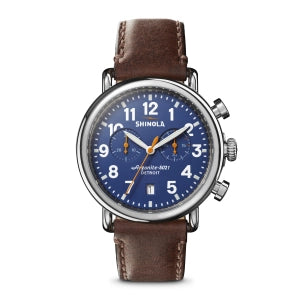 Shinola The Runwell Chrono Royal Blue Dial 41mm Quartz