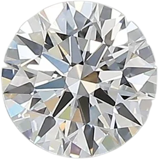 0.66 Carat D vvs2 Round Lab Diamond