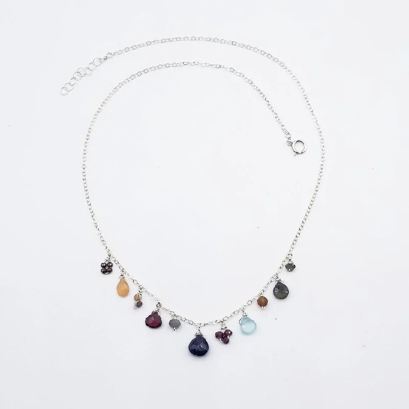 Color Rain Drops Necklace