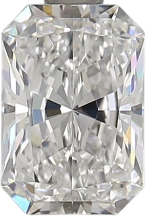 1.23 Carat D VVS2 Radiant Lab Diamond