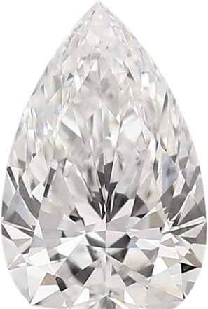 1.37 Carat D vs1 Pear Lab Diamond