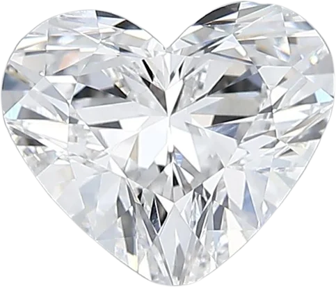 1.41 Carat D VVS2 Heart Lab Diamond