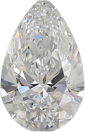 1.51 Carat D VVS1 Pear Lab Diamond