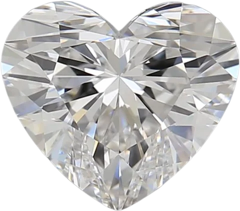 1.56 Carat D VVS1 Heart Lab Diamond