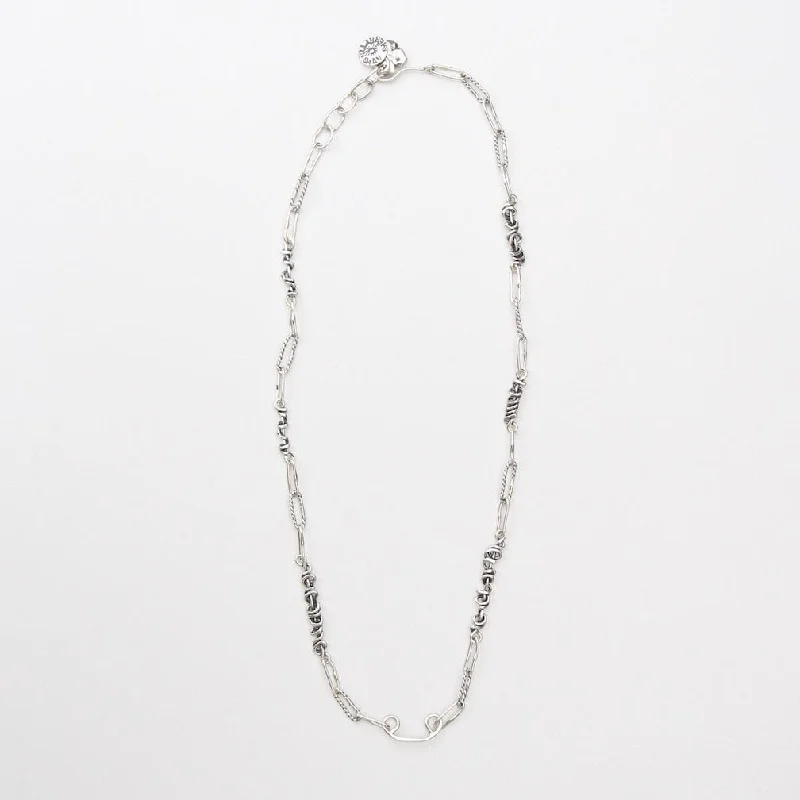 Light Vine and Ovals Chain Necklace