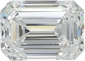 2.06 Carat D VVS2 Emerald Lab Diamond