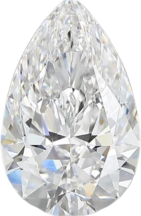 2.13 Carat D vvs2 Pear Lab Diamond