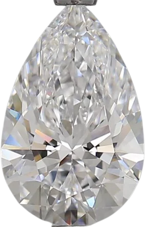 2.13 Carat D VVS2 Pear Lab Diamond