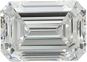 2.22 Carat F VVS2 Emerald Lab Diamond