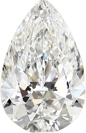 2.25 Carat E vvs2 Pear Lab Diamond