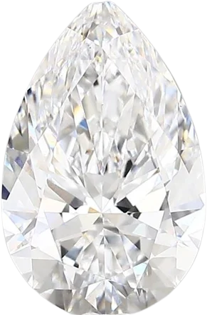 2.33 Carat D vvs2 Pear Lab Diamond