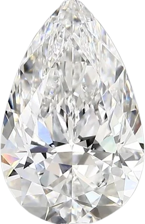 2.34 Carat D vvs2 Pear Lab Diamond