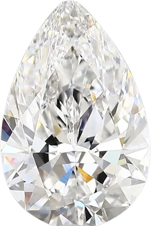 2.38 Carat D vvs2 Pear Lab Diamond