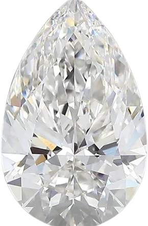 2.43 Carat E vvs2 Pear Lab Diamond