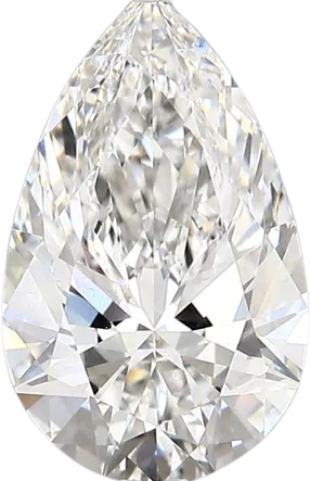 2.44 Carat E vs2 Pear Lab Diamond