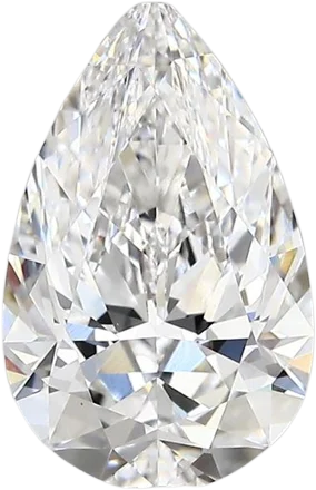 2.56 Carat D vvs2 Pear Lab Diamond