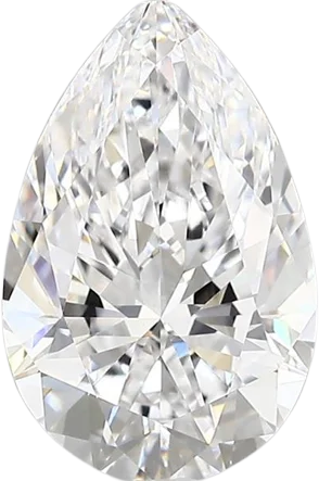 2.63 Carat D vvs2 Pear Lab Diamond