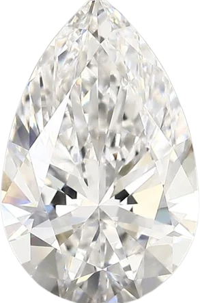 2.86 Carat D vvs2 Pear Lab Diamond