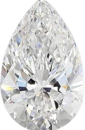 2.86 Carat D vvs2 Pear Lab Diamond