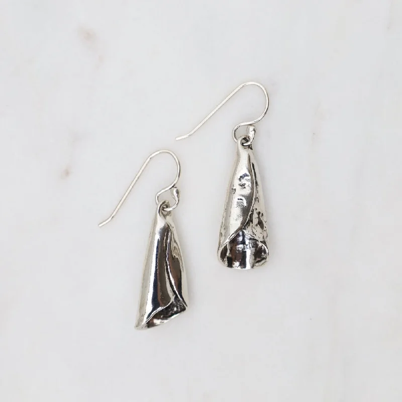 Sterling Silver Calla Lily Earrings