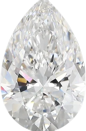 3.06 Carat D vvs2 Pear Lab Diamond