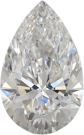 3.17 Carat D VVS1 Pear Lab Diamond