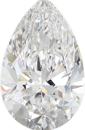 3.37 Carat E vvs2 Pear Lab Diamond