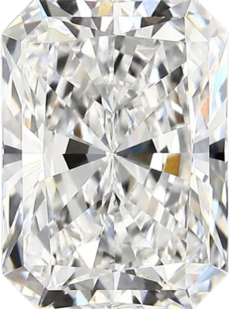 3.42 Carat E vs1 Radiant Lab Diamond