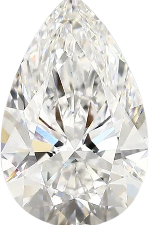 3.43 Carat D vs1 Pear Lab Diamond