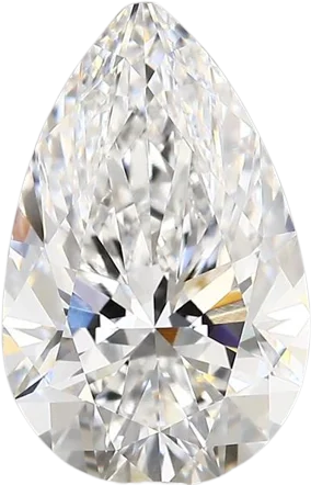 3.75 Carat E vs1 Pear Lab Diamond