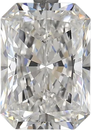 3.84 Carat F VVS2 Radiant Lab Diamond