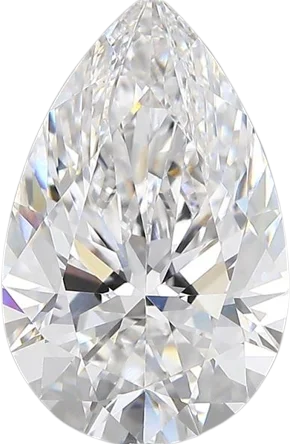 4 Carat E vvs2 Pear Lab Diamond