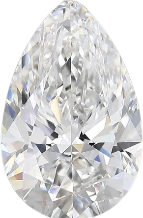 4.01 Carat E vvs2 Pear Lab Diamond