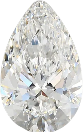 4.02 Carat E vvs2 Pear Lab Diamond