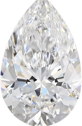 4.02 Carat E vvs2 Pear Lab Diamond