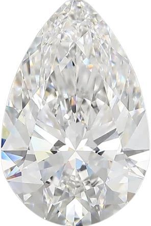 4.02 Carat E vvs2 Pear Lab Diamond