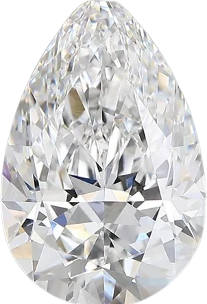 4.02 Carat E vvs2 Pear Lab Diamond