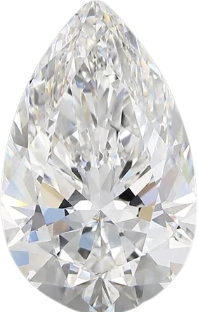 4.02 Carat E vvs2 Pear Lab Diamond