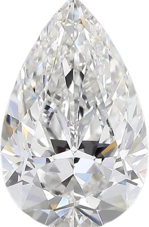 4.02 Carat E vvs2 Pear Lab Diamond