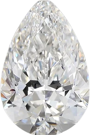 4.03 Carat F vvs2 Pear Lab Diamond