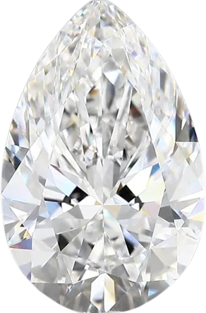 4.07 Carat E vvs2 Pear Lab Diamond