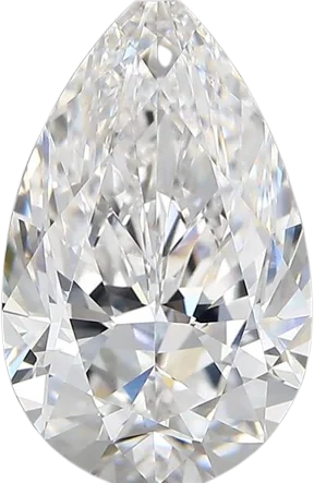 4.09 Carat D vvs2 Pear Lab Diamond