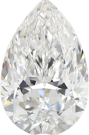 4.09 Carat E vvs2 Pear Lab Diamond